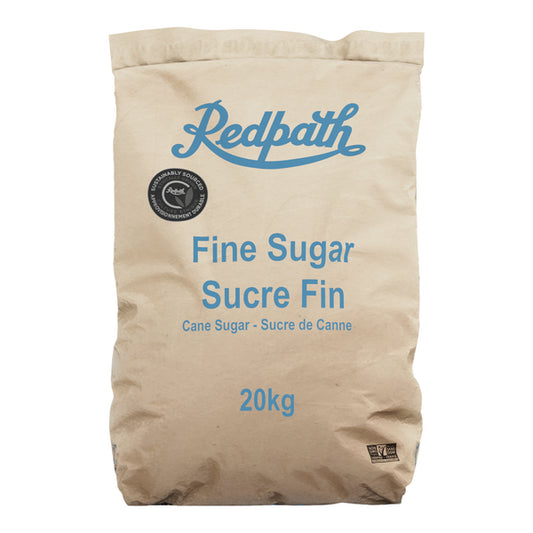 Redpath Fine Granulated Sugar 20kg Bulk Bag – GTA Fast Delivery