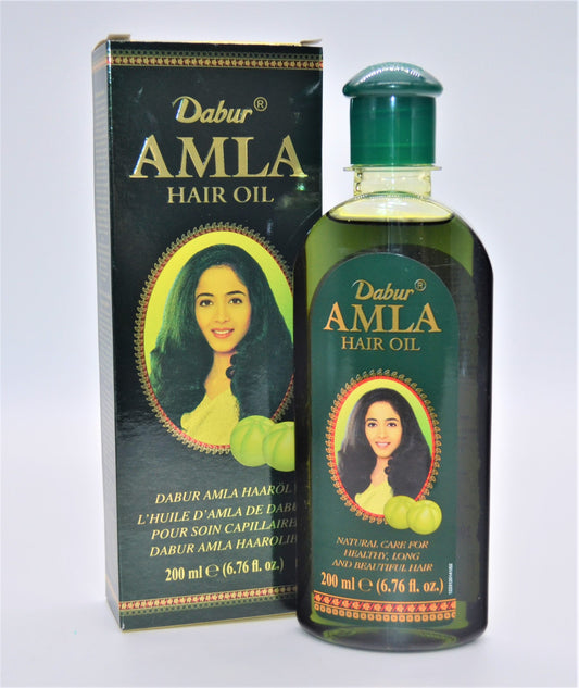 Dabur Amla Hair Oil – 200ml Bottle | Classic Ayurvedic Formula for Strong, Shiny Hair