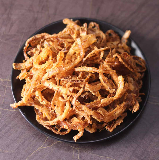 Crispy Fried Onions – 1kg | Gluten-Free | Perfect for Biryani, Burgers, Salads & Toppings