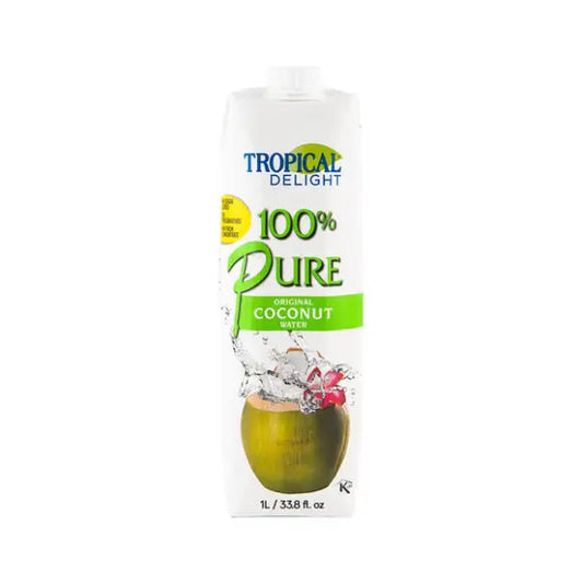 Tropical Delight Coconut Water – 1L x 12 Bottles | Pure Natural Hydration | Bulk Value Case