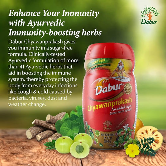 Dabur Chyawanprakash Sugar-Free – 900g Pack